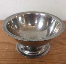 Vtg Ace Japan 18-8 Stainless Fancy Small Candy Nuts Bowl Gravy Dish Foot... - $24.99
