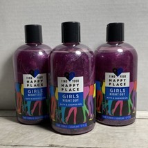 Find Your Happy Place Bath Shower Gel Girls Night Out 3 Bottles New - £20.56 GBP