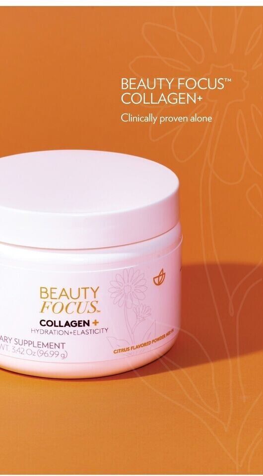 Nu Skin Beauty Focus Collagen + Powder Mix-In  Citrus Flavor  USA -New Item