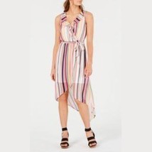 BCX Womens Striped Surplice Maxi Dress, Large - $17.82