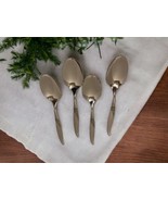 Oneida Ltd LA ROSE 4 Teaspoons Wm A Rogers Premier Glossy Stainless Flat... - $390.07 MXN