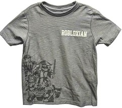 Roblox Boys Gray T-Shirt Powering Imagination Sizes XS 4/5, M 8 and XLg 14/16 NW - £8.30 GBP