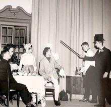 1950s Maskeraders Real Photo Maskers Play Theater New Hampshire HS Top H... - $743.81 MXN