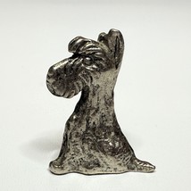 Cast Metal Scottie Figurine Miniature Seated Scottish Terrier Decor Vintage - $129.17 MXN