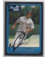 wilkin Ramirez signed autographed card 2006 Bowman Prospects - $184.57 MXN