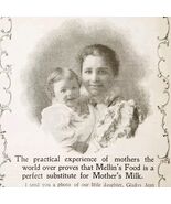 Mellin&#39;s Food Mother&#39;s Milk 1897 Advertisement Victorian Babies ADBN1A7 - €17,16 EUR