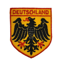 Deutschland Germany Patch Eagle Yellow Seal 2x2.5” - £5.00 GBP