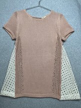 Moth Anthropologie Crochet Knitted Sweaters Madeira Eyelet Back Womens Size S - £17.54 GBP