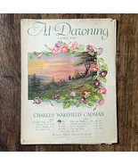 Vintage 1906 At Dawning &quot;I Love You&quot; Sheet Music Charles Wakefield Cadman - $463.54 MXN