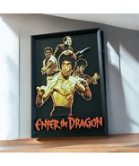 Enter The Dragon MAGNET 2&quot;x3&quot; Refrigerator Locker Movie Poster 3d Printed - $150.60 MXN