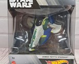 Star Wars Hot Wheels Starships Select JANGO FETT&#39;S STARSHIP #09 NIB - $20.89