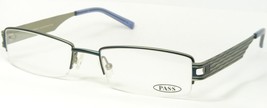 Pass P267 139 Blue / Silver Sage Green Eyeglasses Glasses 51-18-135mm Germany - £29.74 GBP