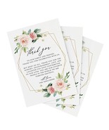 Thank You Cards For Table Place Settings For Weddings, Receptions, Par - £23.62 GBP