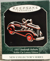 Hallmark 1937 Steelcraft Auburn - Kiddie Car - Series 1st - Miniature Ornament - £8.77 GBP