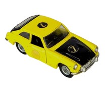 Vintage 1969 Corgi Toys 345 MGC GT Yellow Black Competition MG Loose - $79.15