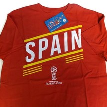 2018 FIFA World Cup Russia Fifth Sun SPAIN Stripe T Shirt Mens Size Medium - £19.21 GBP