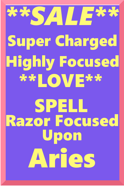Primary image for Powerful Love Spell Highly Charged Spell For Aries Magick for love