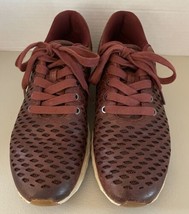 No Bull Maroon Gum Sole Leather Project Training Shoes Mens Sz 8 Womens Sz 9.5 - £40.70 GBP