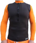 Men&#39;s 2.5mm Neoprene Wetsuit Vest with Full Front Zipper, Sizes-Small-3XL - $35.00