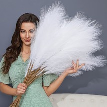 8 Pcs Faux Pampas Grass Decor 38&quot;/3.1Ft Tall Fake Pompas Floral Large Artificial - £31.23 GBP