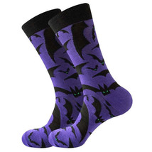 Bat Pattern Purple Socks (Adult Large) - £7.52 GBP