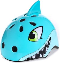 Children&#39;S Toddler Multi-Sport Kids Toddler Bike Helmet With 3D Shark Character. - £37.74 GBP