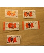 Canada stamp 1998 Sumo Basha 45¢ set of 2 used Scott 1723-24 - $2.52 CAD