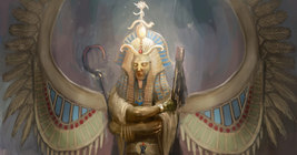 Direct binding Egyptian God Osiris - $277.77