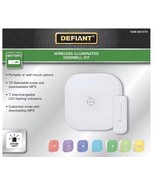 Wireless LED Illuminated Battery Operated Doorbell Kit with Wireless Pus... - $41.86 CAD