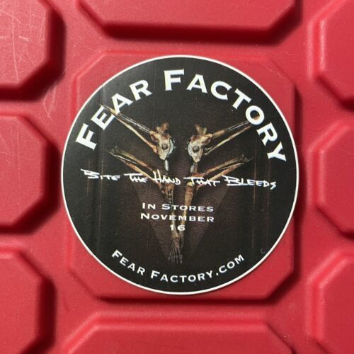 Fear Factory Bite The Hand That Bleeds Promotional Album Release Sticker... - $5.39