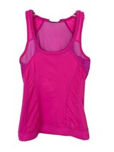 H&amp;M Sport Neon Pink Activewear Top with Mesh XS - £7.77 GBP