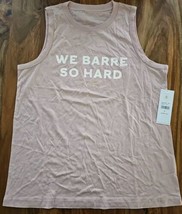 Spiritual Gangster Women&#39;s Blush &quot;We Barre So Hard&quot; Tank Top Muscle Tank... - £19.12 GBP