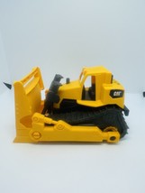 Cat Plastic Yellow Black Construction Vehicle Bulldozer Tractor - £9.29 GBP