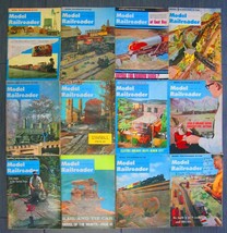 1968 Model Railroader Magazine Lot Vintage Ho Scale Train 12 Issues Full Year - £19.74 GBP