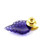 Vintage Avon Grapes Tie Tack, Purple Lucite made to be Convertible Mens Accessor - £19.79 GBP
