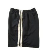 Speedo Athletic Shorts Mens size Large Elastic Waist Drawstring Stripes Black - $22.49