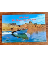 Boating on Lake Powell Glen Canyon Rec Area Page, Arizona 1974 Postcard - $4.95