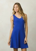 New Womens NWT PrAna S Amelie Dress Cobalt Blue Tank Sleeveless Recycled Nice - £107.46 GBP