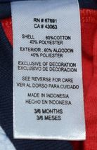 Genuine Merchandise KT1C29 MLB Licensed Texas Rangers 3 6 Month Red Jumper image 4