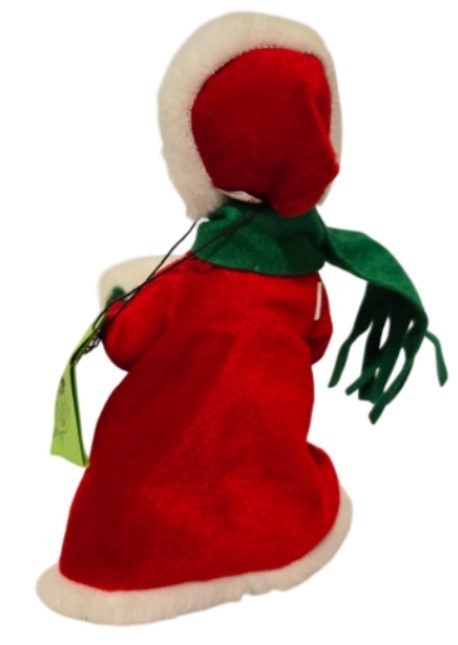 Annalee Mobilitee Dolls 1963 Vintage Mrs Claus Eyes Closed with  Muff - NWT Item image 6