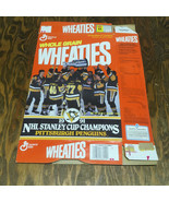 1991 NHL Stanley cup champions Wheaties cereal box Pittsburgh Penguins team - £19.31 GBP