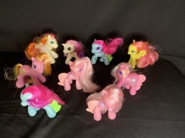 Hasbro My Little Pony MLP Lot Of 9 Brushable Hair Adorable - £19.32 GBP