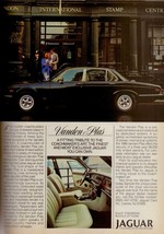 1986 Jaguar Vanden Plas Car Automobile Horse Vintage Print Ad 1980s - £4.58 GBP