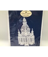 PLAUENER SPITZE Lace Ornament Frauenkirche Dresden Germany Cathedral EUC - €17,07 EUR
