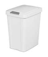 Sterilite 10438004 7.5GAL28L WHT Touch Can, 7.5 Gallon, White - $1,248.34 MXN