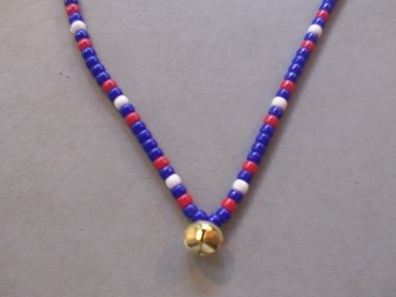 Primary image for THE GENERAL ~ HORSE RHYTHM BEADS ~ RED, WHITE, BLUE ~ HORSE SIZE / 54 INCHES