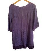 Laundry by Shelli Segal Purple Lace And Satin Dress Women’s Size 12 Whim... - $23.99