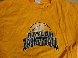 Baylor Bears Yellow Basketball Heavy T Shirt Ncaa Nice Adult Xl Free Us Shipping - £11.49 GBP