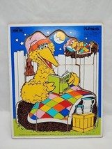 Vintage 1984 Playskool Sesame Street Bird Time Stories 11 Piece Wooden Puzzle - £21.71 GBP