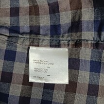Zachary Prell Long Sleeve Shirt Men’s Size XL Gray Blue Brown Plaid Button Up image 4